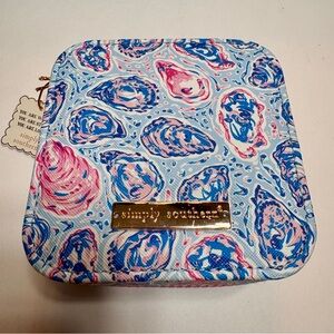 NWT Simply Southern Jewelry Travel Case Box in the "Oyster" print.